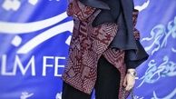 رونمایی از تیپ سحر دولتشاهی در سی و نهمین جشنواره فیلم فجر + عکس