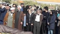 خاکسپاری بزرگ پدرشوهر لیلا حاتمی+عکس