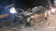 پژو مچاله و 10 نفر قربانی شدند ! 
