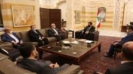 دیدار هنیه با نخست‌وزیر دولت پیشبرد امور لبنان