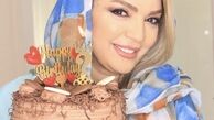 کیک تولد ساده شهرزاد عبدالمجید + عکس