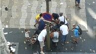 زیرگرفتن ده‌ها نفر با خودرو 