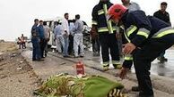 تصادف خونین وانت پیکان با وانت مزدا