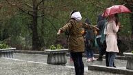 رگبار باران در ۱۷ استان کشور 