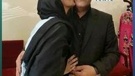 عکس احساسی مهران مدیری و دخترش