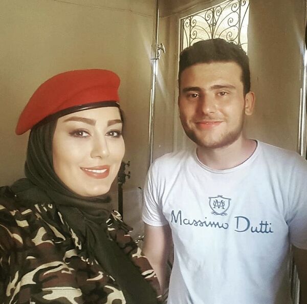 سحر قریشی لباس سربازی به تن کرد + عکس