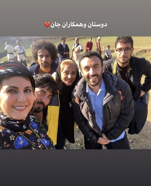 سلفی فاطمه گودرزی با همکارانش + عکس