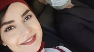 مهدیه نساج در ماشین بازیگر همگناه + عکس