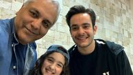 سلفی مهران مدیری با دو بازیگر سریال هیولا
