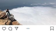 الناز شاکردوست در بالای کوه + عکس