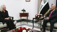 دیدار و گفت‌و‌گوی رئیس‌جمهور عراق با نماینده ویژه سازمان ملل