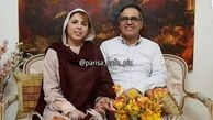 بهزاد خداویسی و همسرش در خانه هنریشان+عکس