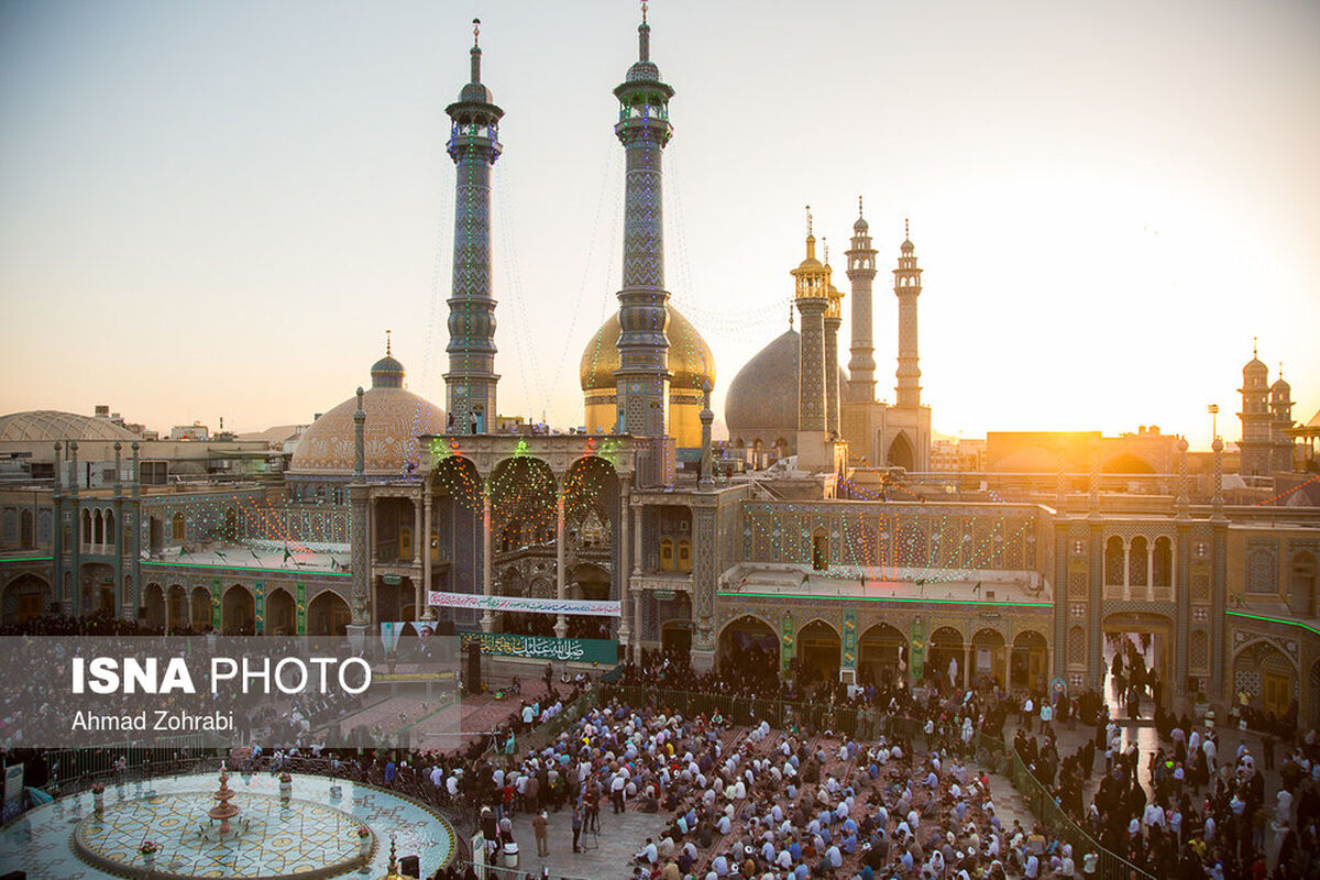 مراسم شب میلاد حضرت فاطمه معصومه(س)+عکس