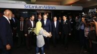 لاریجانی وارد فرودگاه بین‌المللی کلمبو سریلانکا شد