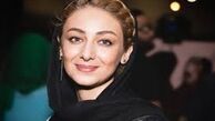  ویدا جوان در برف بهاری/عکس