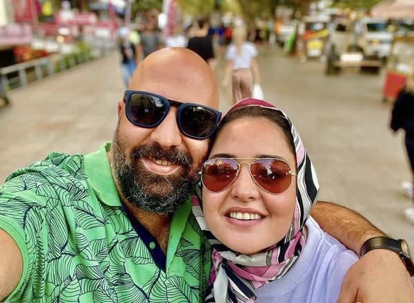 سلفی جدید علی اوجی و نرگس محمدی + عکس