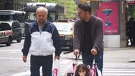 پیمان معادی با دختر و پدرش در خارج از کشور + عکس
