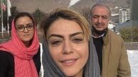 شبنم فرشادجو به همراه پدر و خواهرش + عکس