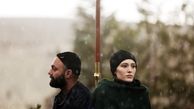 صابر ابر و فرشته حسینی زیر باران + عکس