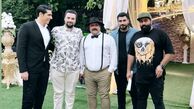مهدی سلوکی و بازیگر نون خ در یک عروسی + عکس
