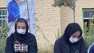 همسر و دختر علی سلیمانی در مراسم چهلمش + عکس