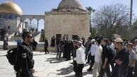 هتک حرمت یک سرباز صهیونیست به ساحت مسجدالاقصی