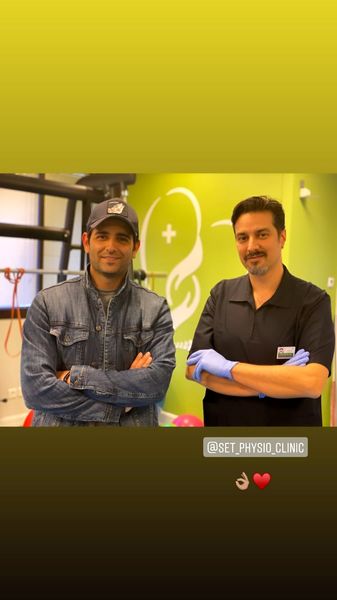 امیرحسین آرمان و پزشکش + عکس