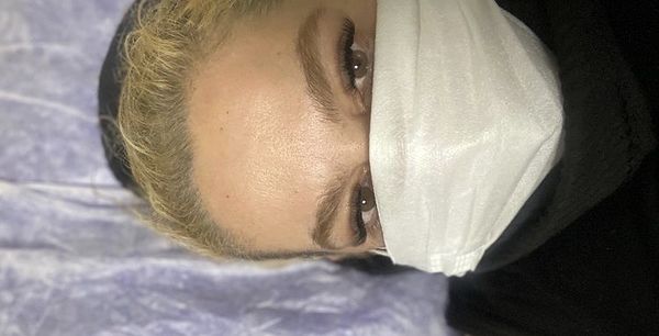 عکس جدید لاله صبوری در کرونا