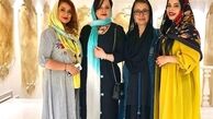تیپ و استایل مهراوه شریفی نیا در کنار خواهرش