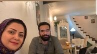 کافه گردی خانم مجری با همکار همچون پسرش + عکس