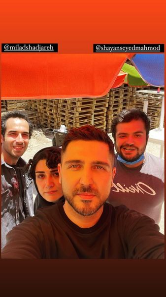 آخرین سلفی بازیگران ملکه گدایان + عکس