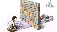کاریکاتور دیوار فقر و غنی ...!