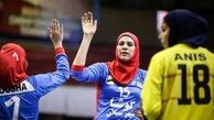 پیروزی تیم بسکتبال بانوان کوشاسپهر برابر دلاساله فلسطین