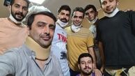سلفی امین زندگانی با عوامل خانه امن + عکس