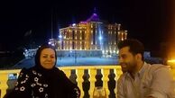 گردش رضا بهرام با عشق زندگی اش+عکس