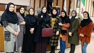 بهنوش طباطبایی استاد دانشگاه شد + عکس یادگاری با دانشجویان دانشگاه پیام نور