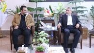 دیدار سهراب ورزش ایران با صالحی امیری