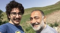 طبیعت گردی آقای بازیگر با پسرش + عکس