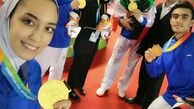 کیمیا علیزاده بازهم گل کاشت