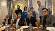 حمید لولایی و دوستانش در رستوران + عکس