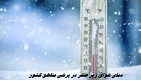 مردم این مناطق منتظر دمای هوای زیر صفر باشند 