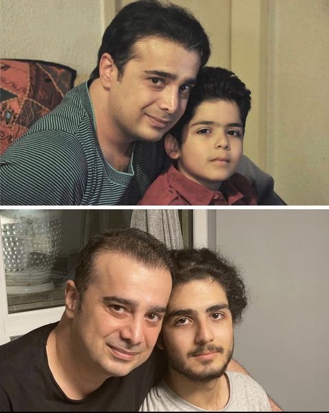 سپند امیرسلیمانی و خواهرزاده اش در گذر زمان + عکس