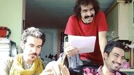 جوانی نوید محمدزاده و هوتن شکیبا در منزل دوستشان + عکس