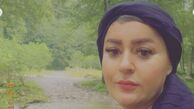 سلفی نعیمه نظام دوست در یک روستای سرسبز + عکس