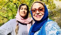 سلفی گوهر خیراندیش با دخترش آزاده + عکس