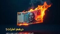 تاثیر تجارت ایران با امارات بر قیمت درهم در ایران