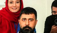 سحر ولدبیگی و هومن حاجی عبداللهی در پشت صحنه سریال خوشنام + عکس