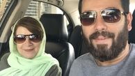 امیررضا دلاوری در کنار مادرش + عکس
