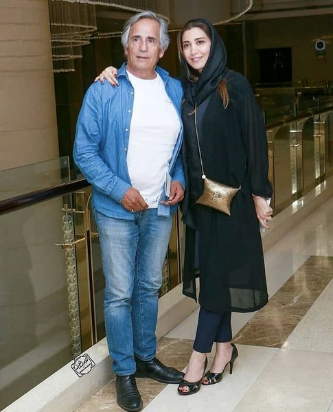 مجید مظفری در کنار دختر جوانش + عکس