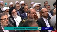 قالیباف کنار چه کسانی در مراسم تنفیذ نشست؟